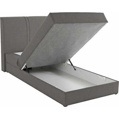 HAPO Graues Boxspringbett HAPO Graues Boxspringbett