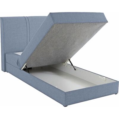 HAPO Blau Boxspringbett - Bonnell-Matratze HAPO Blau Boxspringbett - Bonnell-Matratze