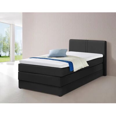 HAPO Schwarzes Boxspringbett - Stauraum & Modernes Design HAPO Schwarzes Boxspringbett - Stauraum & Modernes Design