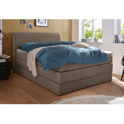 HAPO Boxspringbett Braun - Modern, Stauraum, verstellbares Kopfteil - Boxspringbett HAPO Boxspringbett Braun - Modern, Stauraum, verstellbares Kopfteil - Boxspringbett