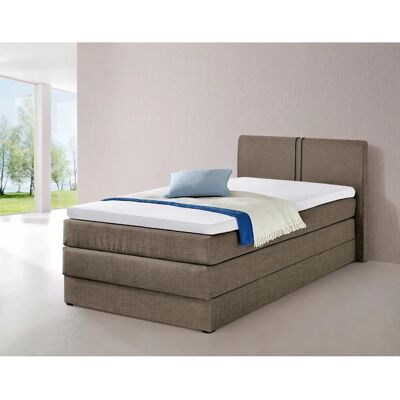 HAPO Boxspringbett - 100x200cm - Braun - Modern mit Stauraum HAPO Boxspringbett - 100x200cm - Braun - Modern mit Stauraum