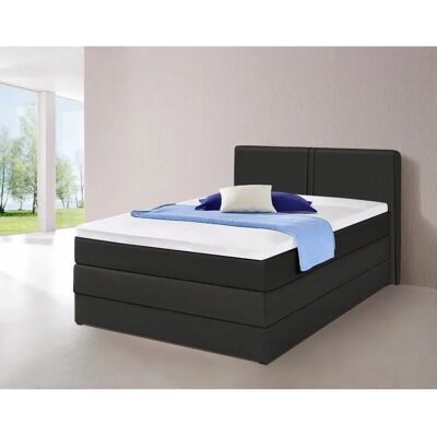 HAPO Boxspringbett - 140x200cm - Schwarz - Moderner Stauraum HAPO Boxspringbett - 140x200cm - Schwarz - Moderner Stauraum