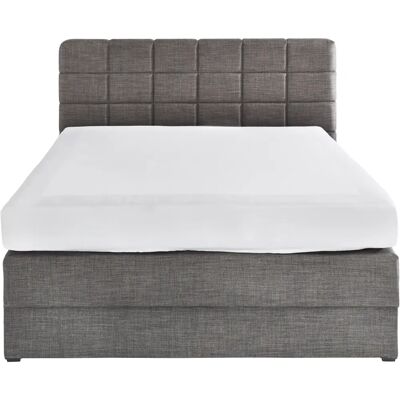HAPO Boxspringbett - 140x200cm, Grau, 7-Zonen-Tonnentaschen-Federkern - Boxspringbett HAPO Boxspringbett - 140x200cm, Grau, 7-Zonen-Tonnentaschen-Federkern - Boxspringbett