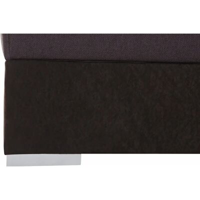 HAPO Polsterliege mit Stauraum - 120x200 cm - Grau/Schwarz - H2 - Polsterbett HAPO Polsterliege mit Stauraum - 120x200 cm - Grau/Schwarz - H2 - Polsterbett