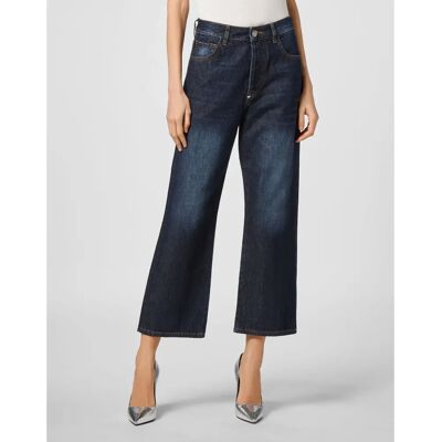 Philipp Plein Iconic Plein Jeans - Losse Pasvorm Denim - Jeans Philipp Plein Iconic Plein Jeans - Losse Pasvorm Denim - Jeans