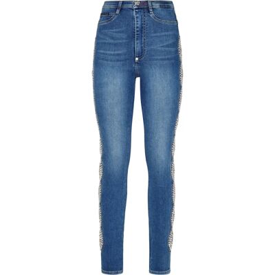 Philipp Plein Model 25 Super Hoge Taille Jegging - Jeggings Philipp Plein Model 25 Super Hoge Taille Jegging - Jeggings