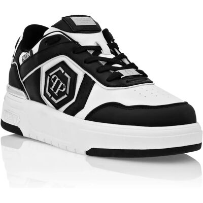 Philipp Plein - SK8R PLEIN LOW - Wit/zwart - Sneaker Philipp Plein - SK8R PLEIN LOW - Wit/zwart - Sneaker