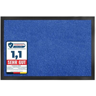 Karat - Monochrom135x200 - Blau - High-Twist-Nylon - Door mat Karat - Monochrom135x200 - Blau - High-Twist-Nylon - Door mat