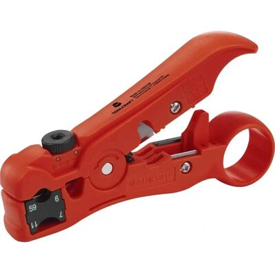 TOOLCRAFT Cable stripper pliers - Suitable for coaxial, round, flat cables TOOLCRAFT Cable stripper pliers - Suitable for coaxial, round, flat cables