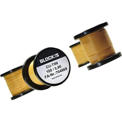 Lakkeret kobbertråd - 0,25mm, 156,5m, Varmebestandig - Kobber emailled tråd Lakkeret kobbertråd - 0,25mm, 156,5m, Varmebestandig - Kobber emailled tråd