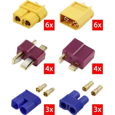 Reely - RE-6699867 Goldener XT60 Akku Stecker - RC Modellzubehör Reely - RE-6699867 Goldener XT60 Akku Stecker - RC Modellzubehör