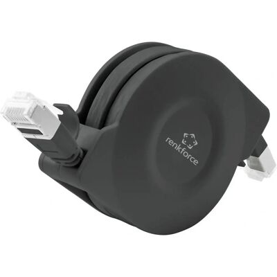 Renkforce RF-4476386 Netzwerkkabel, Patchkabel CAT 6a U/FTP 1,50 m Schwarz Renkforce RF-4476386 Netzwerkkabel, Patchkabel CAT 6a U/FTP 1,50 m Schwarz