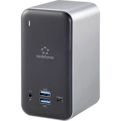 Renkforce RF-4499452 USB-C Dockingstation - Universal, Unterstützt 4 Monitore Renkforce RF-4499452 USB-C Dockingstation - Universal, Unterstützt 4 Monitore