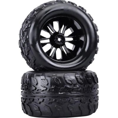 Reely Monstertruck Räder - 1:10 Schwarz 2 Stück Reely Monstertruck Räder - 1:10 Schwarz 2 Stück