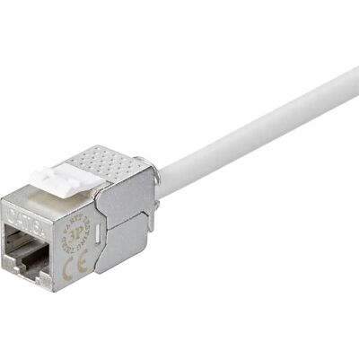 Renkforce RF-4531196 Złącze kabla RJ45 - Srebro - Cat6a Renkforce RF-4531196 Złącze kabla RJ45 - Srebro - Cat6a