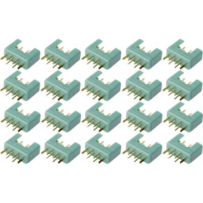 Reely RE-6799056 Guldpladeret MPX-batterikontakt - 20 stk Reely RE-6799056 Guldpladeret MPX-batterikontakt - 20 stk