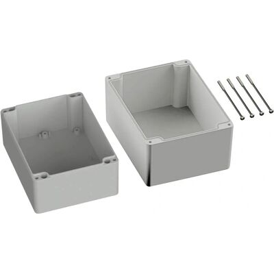 TRU Components Industriegehäuse - 160x120x140mm - Grau - IP66 TRU Components Industriegehäuse - 160x120x140mm - Grau - IP66
