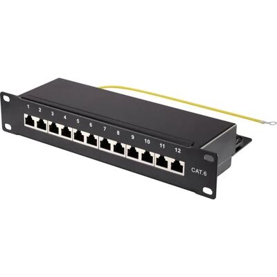 Renkforce 254 mm CAT 6 Patch Panel 1U - Nätverksutrustning Renkforce 254 mm CAT 6 Patch Panel 1U - Nätverksutrustning