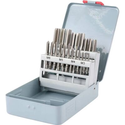 TOOLCRAFT TO-6800787 Gängskärarsats M3-M12 TOOLCRAFT TO-6800787 Gängskärarsats M3-M12