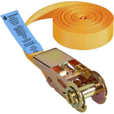 TOOLCRAFT TO-6802776 Ratschengurt - 6m x 25mm - 350 daN - Spanngurt TOOLCRAFT TO-6802776 Ratschengurt - 6m x 25mm - 350 daN - Spanngurt