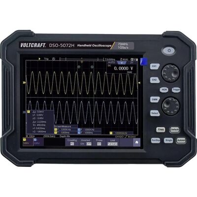 VOLTCRAFT DSO-5072H 70 MHz Handhållet Oszilloskop VOLTCRAFT DSO-5072H 70 MHz Handhållet Oszilloskop
