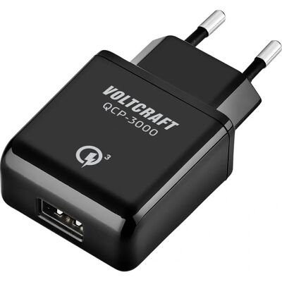 VOLTCRAFT QCP-3000 Oplader USB - Snelle opladen - 3000mA - Qualcomm QC 3.0 VOLTCRAFT QCP-3000 Oplader USB - Snelle opladen - 3000mA - Qualcomm QC 3.0