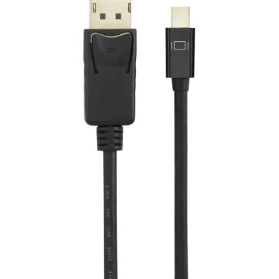 Renkforce RF-4538172 DisplayPort Kabel - 1m, Mini DisplayPort, Schwarz Renkforce RF-4538172 DisplayPort Kabel - 1m, Mini DisplayPort, Schwarz
