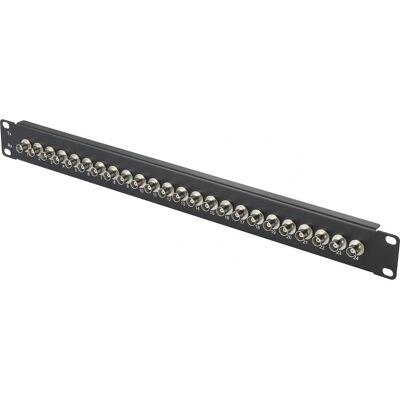 Renkforce RF-4541184 - BNC - Noir - Panneau de patch 1U Renkforce RF-4541184 - BNC - Noir - Panneau de patch 1U