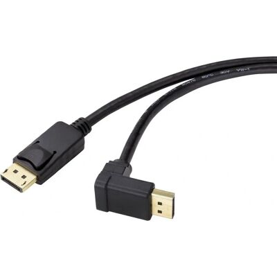 Renkforce 2m DisplayPort Kabel - 4K, Goldkontakte Renkforce 2m DisplayPort Kabel - 4K, Goldkontakte