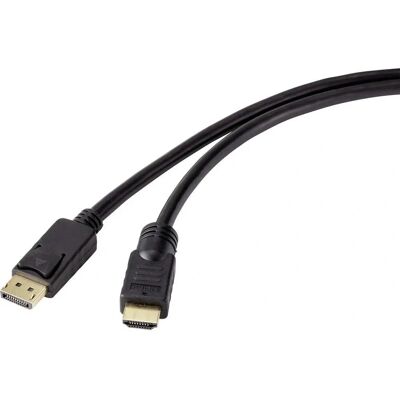 HDMI-kabel Renkforce RF-4581868 - 7,5 m, Sort, Understøtter 1080p, Guldkontakter HDMI-kabel Renkforce RF-4581868 - 7,5 m, Sort, Understøtter 1080p, Guldkontakter