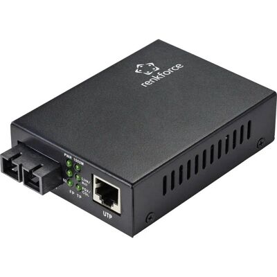 Renkforce RF-4581874 Medienkonverter - 1000 Mbit/s - Ethernet zu Glasfaser Renkforce RF-4581874 Medienkonverter - 1000 Mbit/s - Ethernet zu Glasfaser