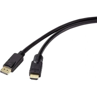 Câble adaptateur DisplayPort à HDMI - 20m Noir - Publicité Câble adaptateur DisplayPort à HDMI - 20m Noir - Publicité