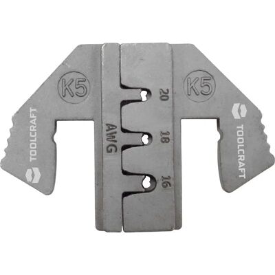 Crimpmatrijs TOOLCRAFT PZ-500 - AISI-4140 - AWG 16-20 Crimpmatrijs TOOLCRAFT PZ-500 - AISI-4140 - AWG 16-20