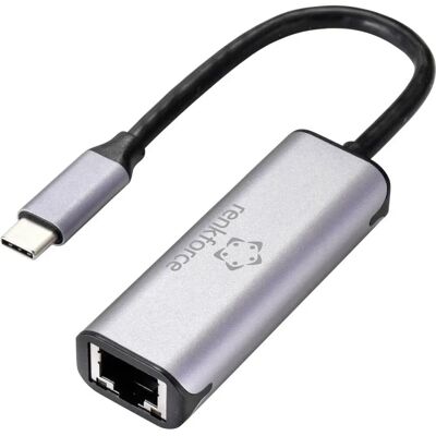 Renkforce USB-C Ethernet Adapter - RJ45, 1xUSB 3.0, 1xRJ45, Netzwerk Renkforce USB-C Ethernet Adapter - RJ45, 1xUSB 3.0, 1xRJ45, Netzwerk