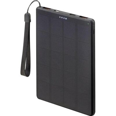 VOLTCRAFT SL-100VC Zonne-energie Powerbank 10000mAh - Power Delivery, Zwart VOLTCRAFT SL-100VC Zonne-energie Powerbank 10000mAh - Power Delivery, Zwart