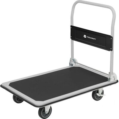 TOOLCRAFT Hand Cart - Foldable, Steel Lock, 150kg Load Capacity TOOLCRAFT Hand Cart - Foldable, Steel Lock, 150kg Load Capacity