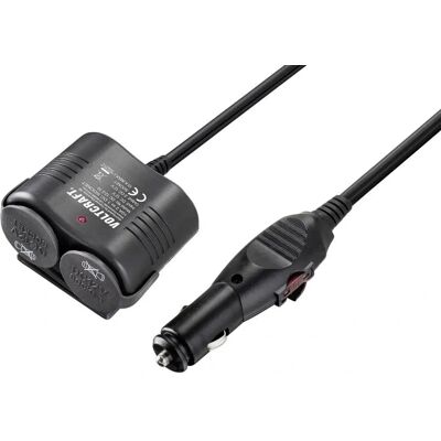 VOLTCRAFT VC-11533030 Car Power Splitter - 2 Outlets - 12V Devices VOLTCRAFT VC-11533030 Car Power Splitter - 2 Outlets - 12V Devices