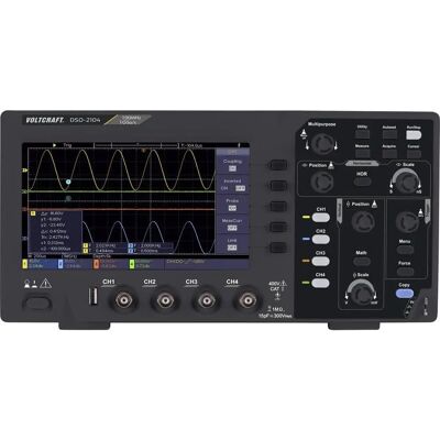 VOLTCRAFT DSO-2104 Oscilloscope - 100MHz 4ch 1GSa/s 80kpts Digit. Storage VOLTCRAFT DSO-2104 Oscilloscope - 100MHz 4ch 1GSa/s 80kpts Digit. Storage