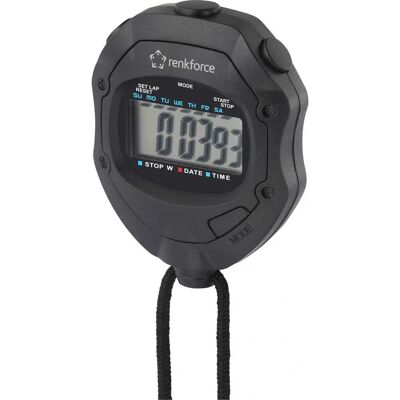 Renkforce RF-SW-110 Stoppur - Digital, Svart Renkforce RF-SW-110 Stoppur - Digital, Svart