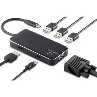 Renkforce USB-C Docking Station - Universal Power 4K Renkforce USB-C Docking Station - Universal Power 4K