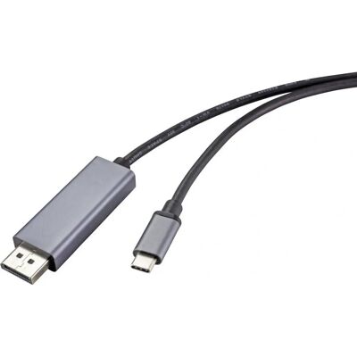 Renkforce RF-4630696 Video Kabeladapter - 1m - Zwart Renkforce RF-4630696 Video Kabeladapter - 1m - Zwart