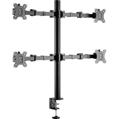 SpeaKa Professional SP-MM-540 - Supporto per 4 monitor - Nero SpeaKa Professional SP-MM-540 - Supporto per 4 monitor - Nero