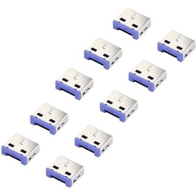 Renkforce RF-4695230 USB Port Lås - 10 stk Renkforce RF-4695230 USB Port Lås - 10 stk