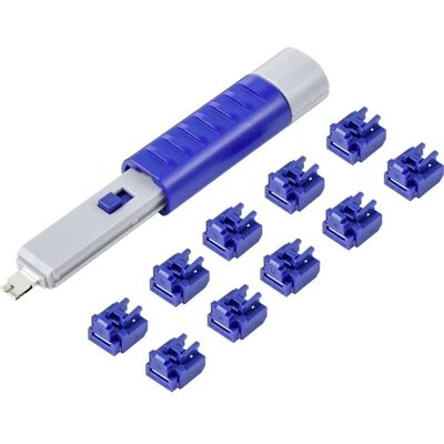Renkforce RF-4695234 RJ45 LAN Portensperrset - Blau/Grau - Netzwerksperren Renkforce RF-4695234 RJ45 LAN Portensperrset - Blau/Grau - Netzwerksperren