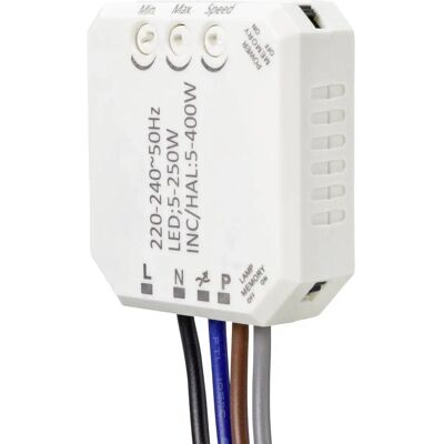 Sygonix SY-4697884 Variateur de haute qualité - Pour LED, incandescente et halogène Sygonix SY-4697884 Variateur de haute qualité - Pour LED, incandescente et halogène