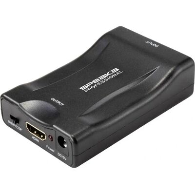 Convertisseur AV SCART à HDMI Professionnel - 1920x1080 - Câble vidéo - Publicité Convertisseur AV SCART à HDMI Professionnel - 1920x1080 - Câble vidéo - Publicité