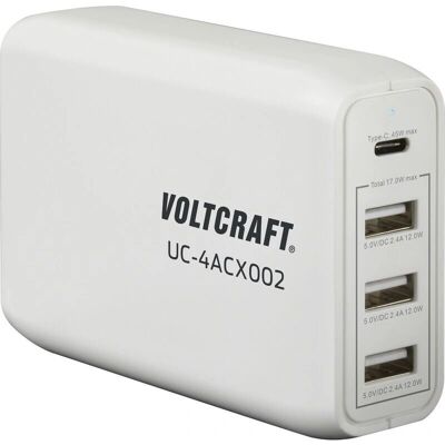 Chargeur USB VOLTCRAFT VC-11744745 - 4 USB, USB-C Power Delivery Chargeur USB VOLTCRAFT VC-11744745 - 4 USB, USB-C Power Delivery