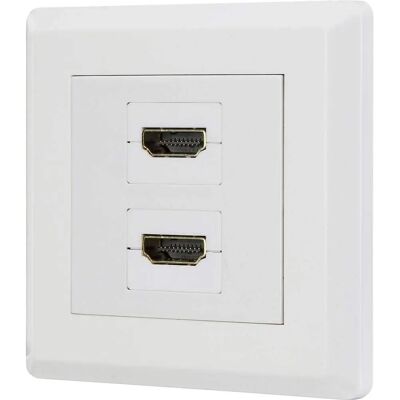 Renkforce RF-4724258 HDMI-sovitin - 2x HDMI-liitäntä, Valkoinen Renkforce RF-4724258 HDMI-sovitin - 2x HDMI-liitäntä, Valkoinen