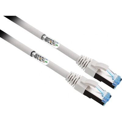 Renkforce RF-4732886 2m Cat6a S/FTP Netzwerk Kabel Grau Renkforce RF-4732886 2m Cat6a S/FTP Netzwerk Kabel Grau