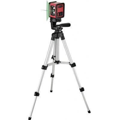 TOOLCRAFT Laser Kreuzliniengerät 12m inkl. Stativ TOOLCRAFT Laser Kreuzliniengerät 12m inkl. Stativ